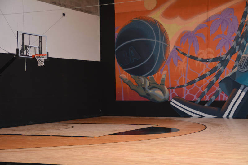 Un parquet massif pour la salle Hoops factory de Saran