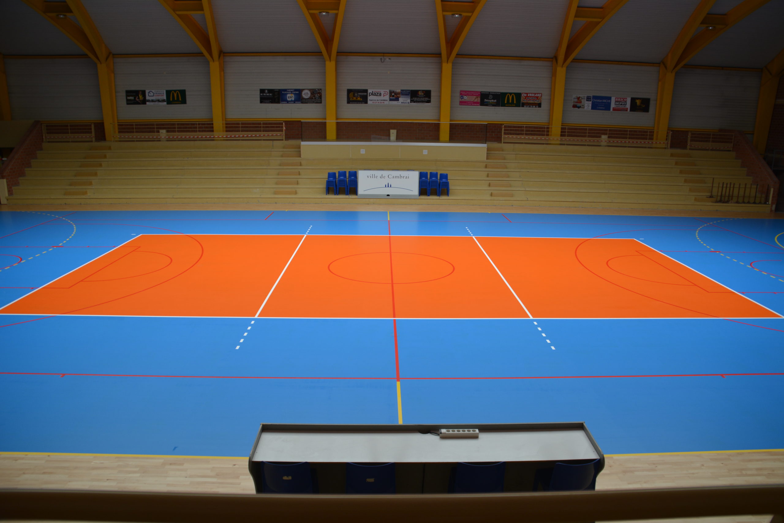 terrain du volley club de Cambrai